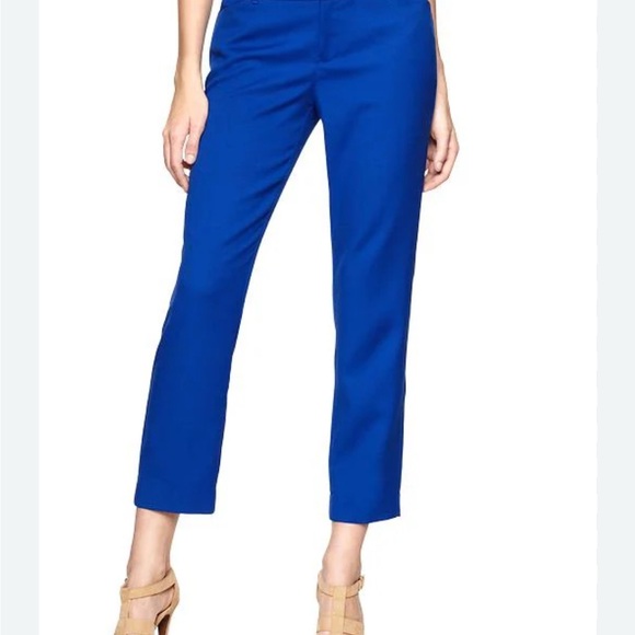 GAP Women’s  Royal Blue slim cropped trousers - Picture 1 of 5